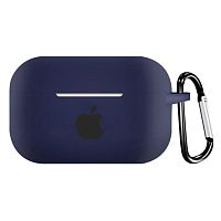 Чехол для AirPods PRO silicone case with Apple Midnight blue