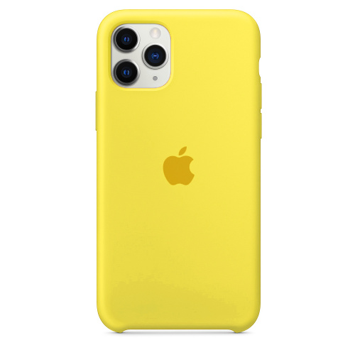 Чохол накладка xCase для iPhone 11 Pro Max Silicone Case canary yellow - UkrApple