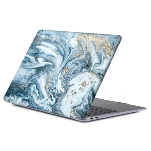 Чохол накладка DDC для MacBook Air 13.3" (2018/2019/2020) picture ocean blue - UkrApple