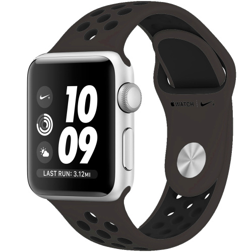 Ремінець xCase для Apple Watch 38/40/41 mm Sport Nike Cocoa black - UkrApple