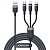 USB кабель 120cm JoyRoom 3 in 1 Speedy 30W black A21 SA21-1T3: фото 2 - UkrApple
