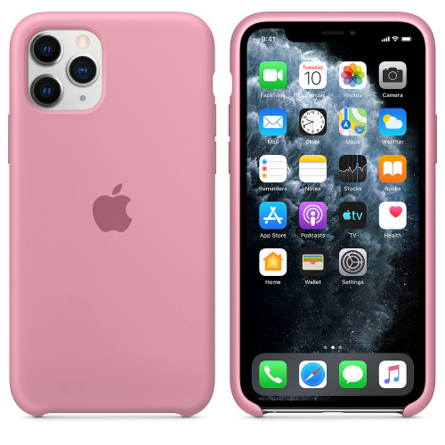 Чохол накладка xCase для iPhone 11 Pro Max Silicone Case Pink: фото 2 - UkrApple