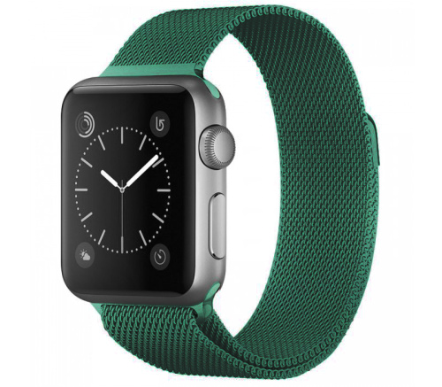 Ремінець xCase для Apple watch 38/40/41 mm Milanese Loop Metal Green - UkrApple