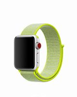 Ремінець xCase для Apple Watch 42/44/45/49 mm Nylon Sport Loop Lime Green