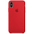 Чехол накладка xCase для iPhone XS Max Silicone Case красный - UkrApple