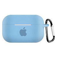 Чехол для AirPods PRO silicone case with Apple Lilac cream