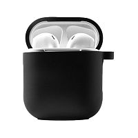 Чехол для AirPods/AirPods 2 Silicone case Full Black