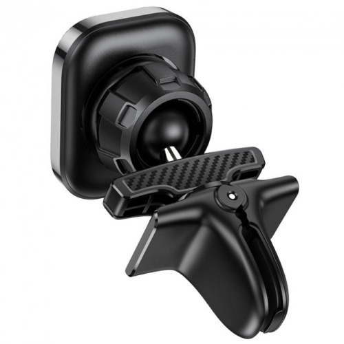 Автомобільний тримач Hoco S49 Air Magnetic black: фото 2 - UkrApple