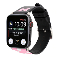 Ремінець xCase для Apple watch 38/40/41 mm Leather Classic Minnie pink