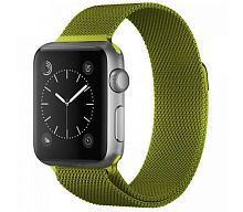 Ремінець xCase для Apple watch 42/44/45/49 mm Milanese Loop Metal Lime