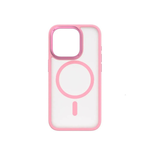Чохол iPhone 15 Pro Max Momax Hybrid Lite Magnetic pink - UkrApple