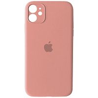 Чохол накладка xCase для iPhone 12 Mini Silicone Case Full Camera Light pink