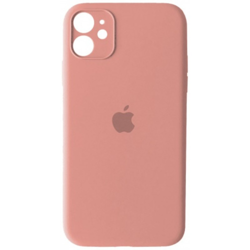 Чохол накладка xCase для iPhone 12 Mini Silicone Case Full Camera Light pink - UkrApple
