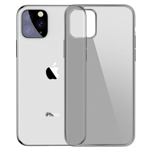 Чохол накладка Baseus для iPhone 11 Pro Simple Case transparent black - UkrApple