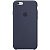 Чехол накладка xCase на iPhone 6/6s Silicone Case темно-синий - UkrApple