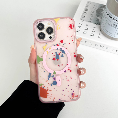 Чохол iPhone 15 Pro Max Blot with MagSafe pink - UkrApple