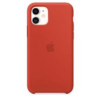 Чохол накладка xCase для iPhone 12 Pro Max Silicone Case помаранчевий