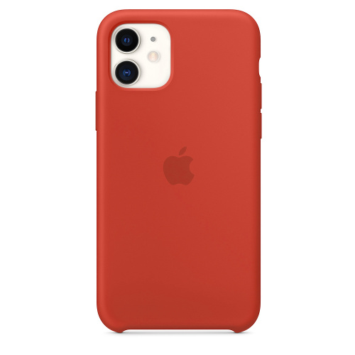 Чохол накладка xCase для iPhone 12 Pro Max Silicone Case помаранчевий - UkrApple