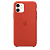 Чохол накладка xCase для iPhone 12 Pro Max Silicone Case помаранчевий - UkrApple