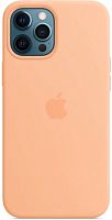 Чохол OEM Silicone Case Full with MagSafe for iPhone 12 Pro Max Cantaloupe