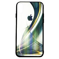 Чехол накладка xCase на iPhone X/XS Polaris Smoke Case Logo black