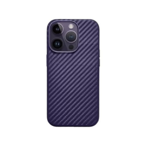 Чохол iPhone 15 Pro K-DOO Mag Noble collection carbon purple - UkrApple