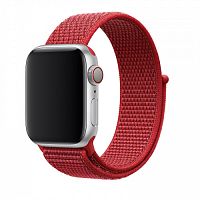 Ремінець xCase для Apple Watch 42/44/45/49 mm Nylon Sport Loop Red