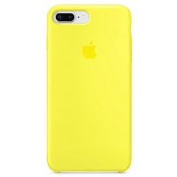 Чехол накладка xCase на iPhone 7 Plus/8 Plus Silicone Case лимонный