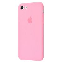 Чехол накладка xCase для iPhone 6/6s Silicone Slim Case Light Pink
