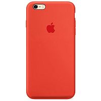 Чехол накладка xCase для iPhone 6/6s Silicone Case Full оранжевый