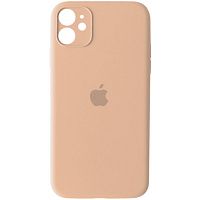 Чохол накладка xCase для iPhone 12 Mini Silicone Case Full Camera Pink sand