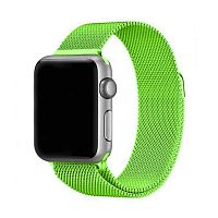 Ремінець xCase для Apple watch 42/44/45/49 mm Milanese Loop Metal Lime Green