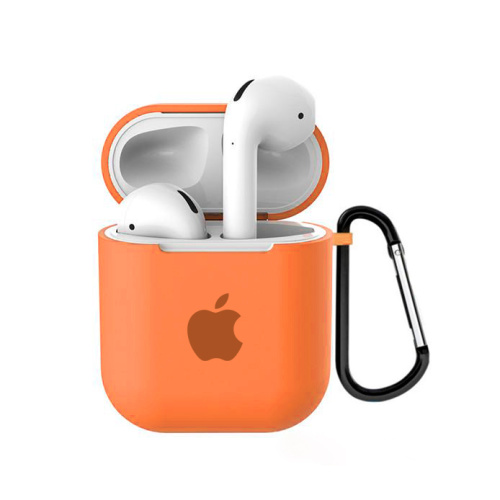 Чехол для AirPods/AirPods 2 silicone case with Apple Papaya - UkrApple
