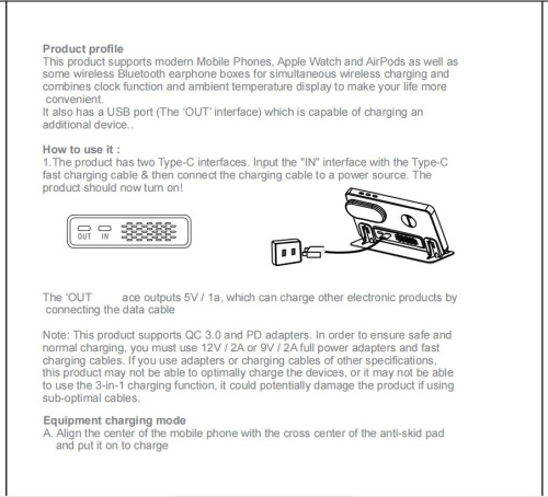 Бездротова зарядка стенд Smart Mirror 4 in 1 Fast 15W gray: фото 23 - UkrApple