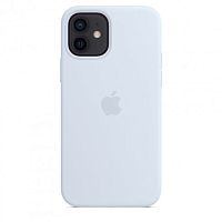 Чохол OEM Silicone Case Full with MagSafe for iPhone 12/12 Pro Cloud Blue