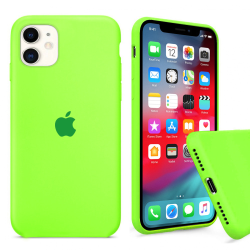 Чохол накладка xCase для iPhone 11 Silicone Case Full Juicy Green - UkrApple