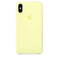 Чехол накладка xCase для iPhone X/XS Silicone Case mellow yellow