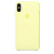 Чехол накладка xCase для iPhone X/XS Silicone Case mellow yellow - UkrApple