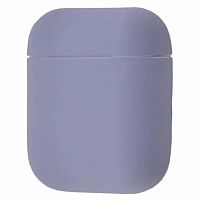 Чохол для AirPods silicone slim case lavender gray