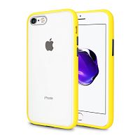 Чехол накладка xCase для iPhone 7/8/SE 2020 Gingle series yellow black