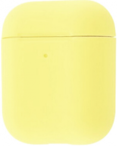 Чохол для AirPods silicone slim case mellow yellow - UkrApple