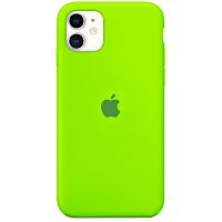 Чохол накладка xCase для iPhone 11 Silicone Case Full lime green