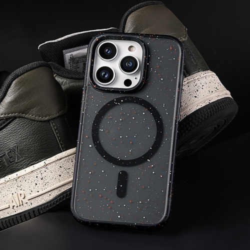 Чохол iPhone 15 Pro Splattered with MagSafe  black : фото 6 - UkrApple