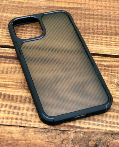 Чохол iPhone 13 Pro Max iPaky Carbone Case black transparent: фото 2 - UkrApple