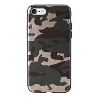 Чехол накладка xCase на iPhone 6Plus/6Plus Dark green Camouflage case