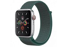 Ремінець xCase для Apple Watch 38/40/41 mm Nylon Sport Loop Pine green