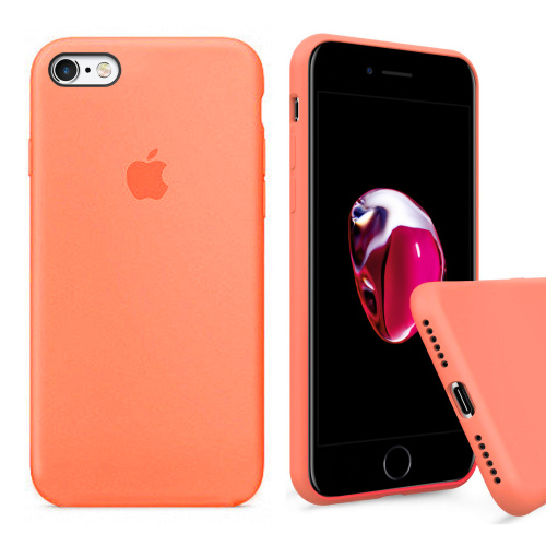 Чехол накладка xCase для iPhone 6/6s Silicone Case Full papaya - UkrApple