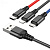 USB кабель 100cm Hoco X76 Super charging cable(iP+Type-C+Micro) 3 in 1 black : фото 3 - UkrApple