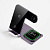 Бездротова зарядка стенд Smart 3 in 1 Y91 15W purple  - UkrApple