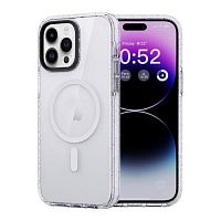 Чохол iPhone 14 Pro Rock Crystal Shield Magnet white